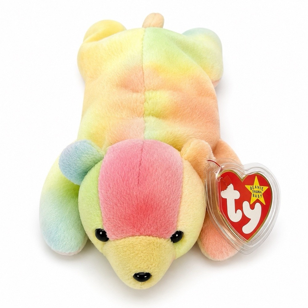 Ty Beanie Baby Sammy The Bear 1998 Plush Multi-Color Tie-Dye Stuffed Toy
